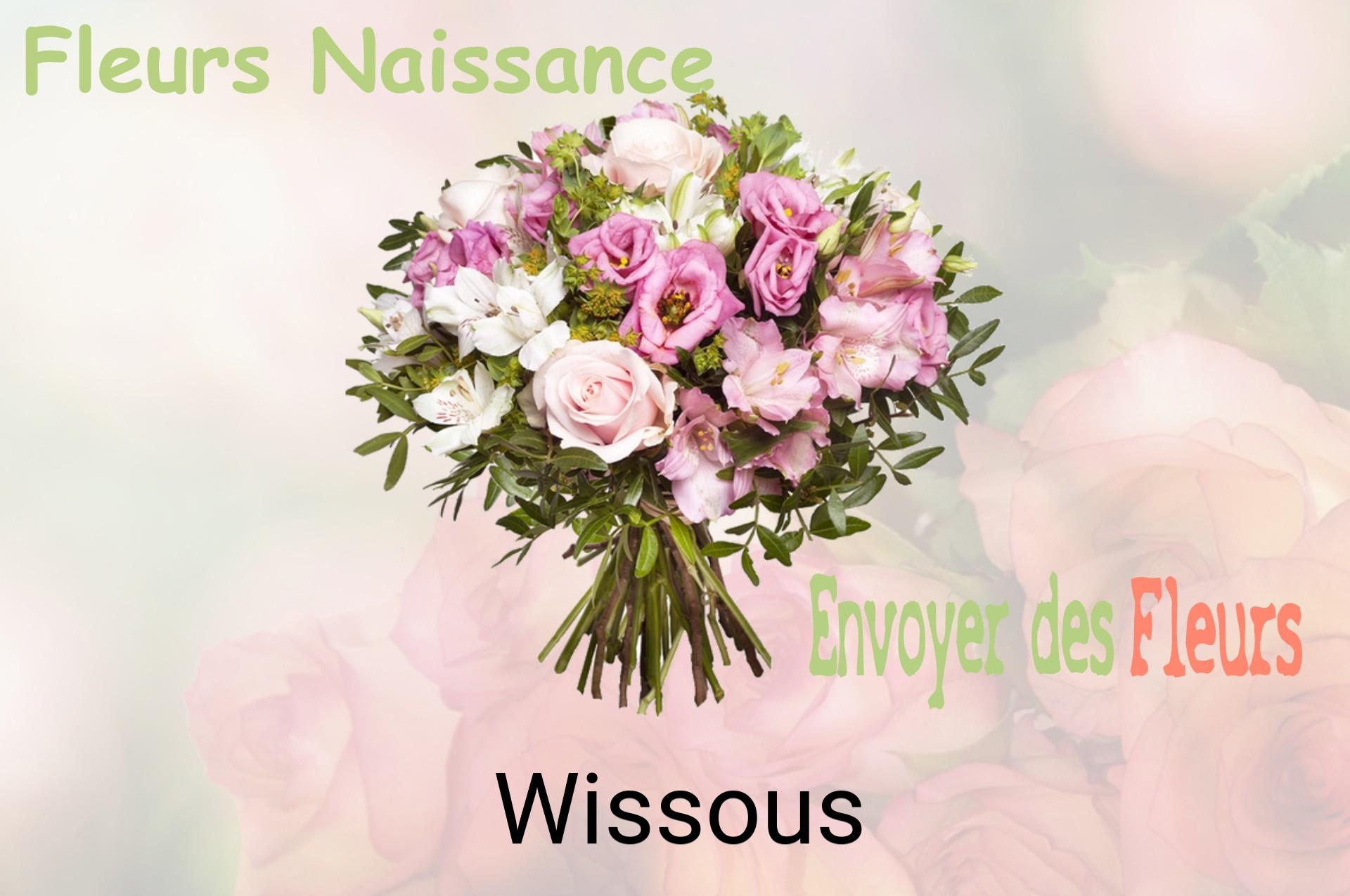 Bouquet de fleurs de naissance livré à Wissous